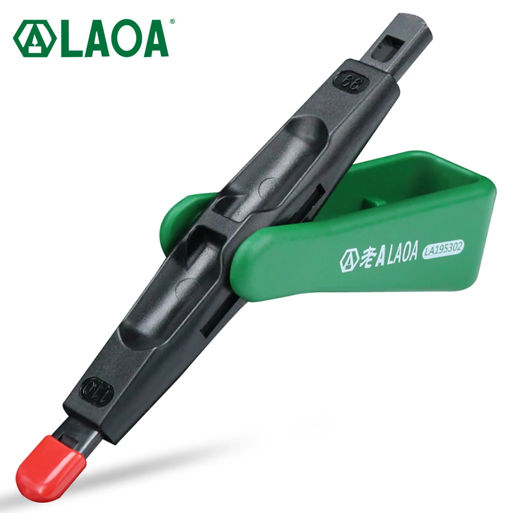 LAOA Multifunction Portable Wire Crimping 110/88 Terminal Crimping Tool Manual Tool Non-impact Punch Down Pliers for Crimping