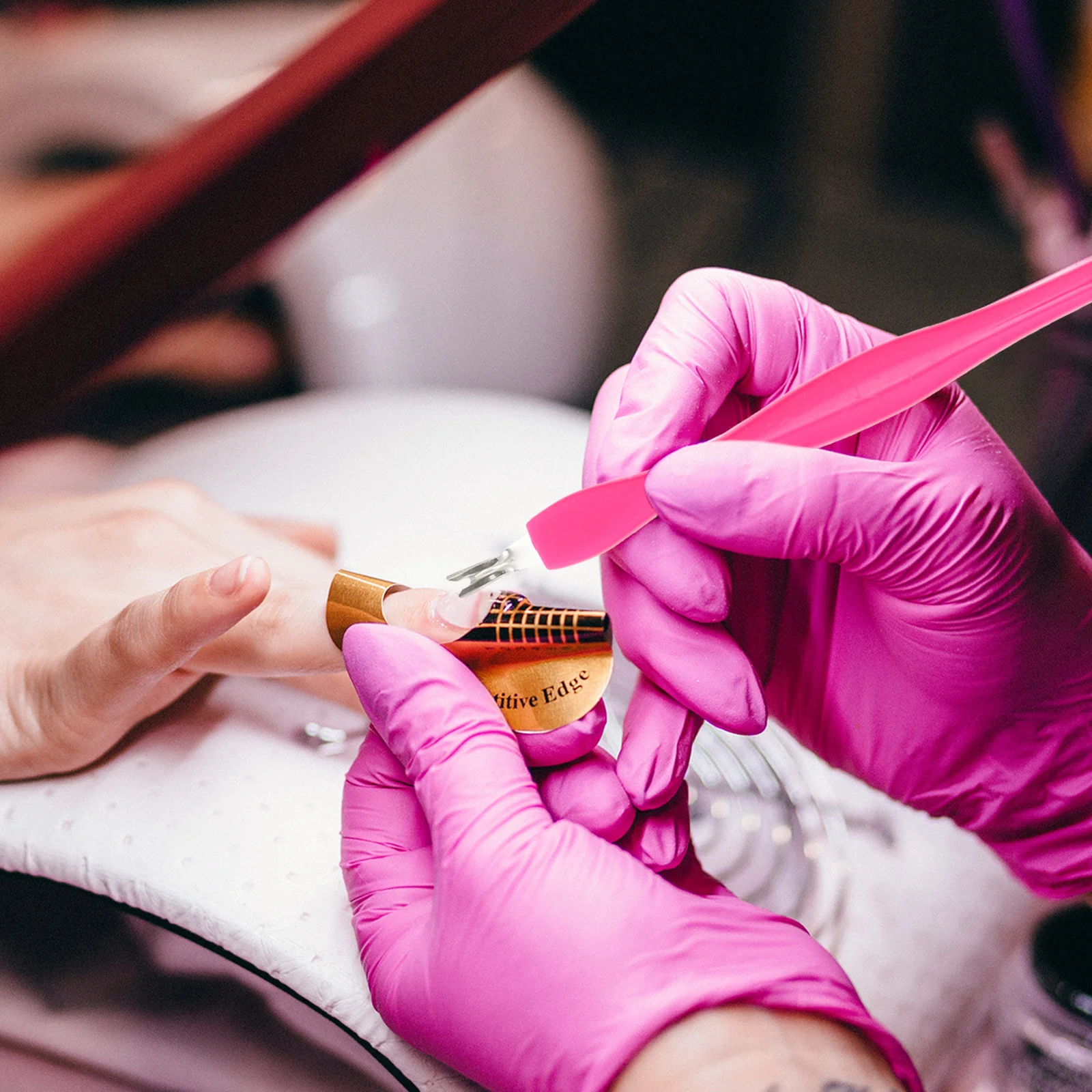 

1Set Dead Skin Fork Nail Art Tools Humanized Design Lightweight Comfortable Manicure Pedicure Dead Skin Removal Tool for Nail