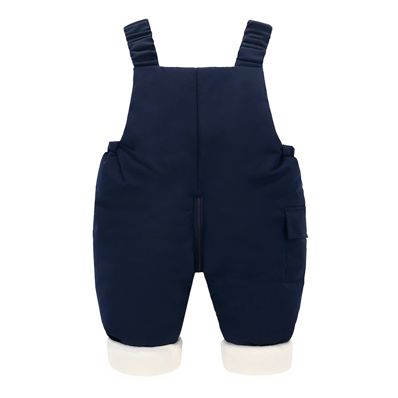 Macacão de veludo grosso infantil, macacão de bebê, calça quente, para baixo, crianças, meninas, meninos, 1-4 anos, novo, outono, inverno, 2022