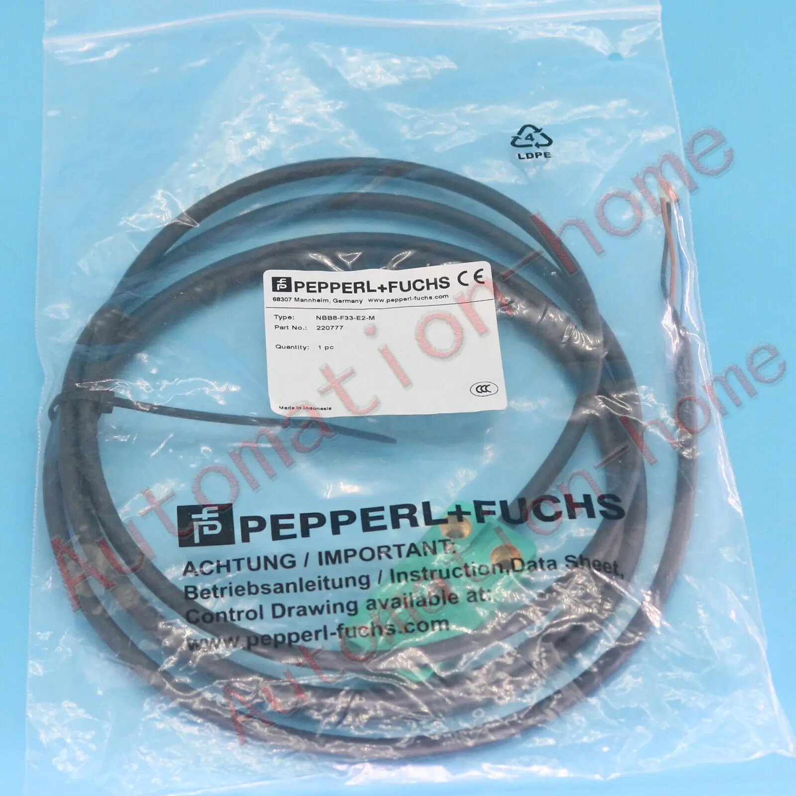 

1PC New For PEPPERL+FUCHS NBB8-F33-E2-M proximity switch Sensor Free Shipping#QW