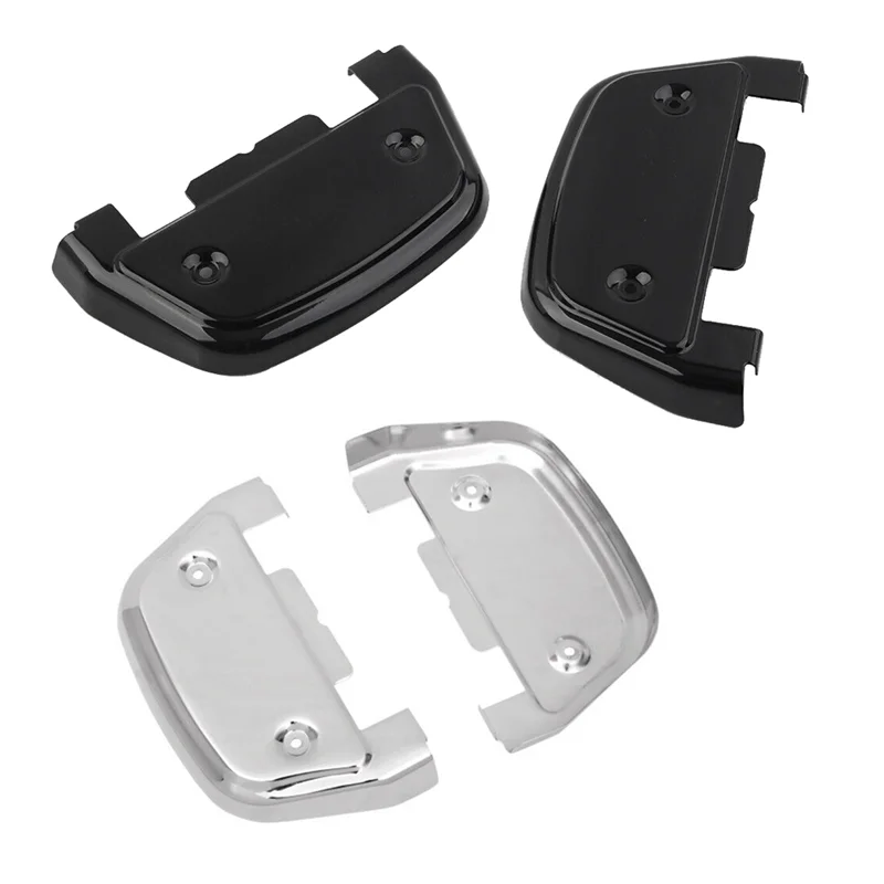 AEA6-دراجة نارية الركاب مسند القدم يغطي ل إلكترا الإنزلاق شارع الإنزلاق الطريق الترا سوفتيل D-شكل غطاء القدم #4