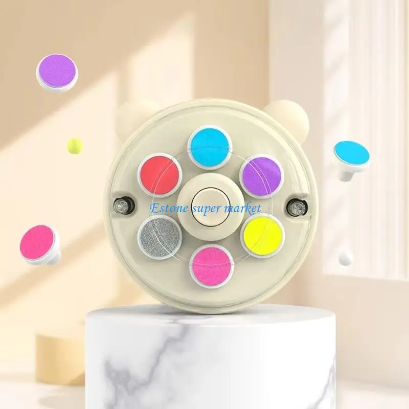 090B آلة مطحنة أظافر الرضع تصميم منخفض الضوضاء جهاز حفظ 360 درجة مع 6 وسادة بديلة لحديثي الولادة والأطفال الصغار #2