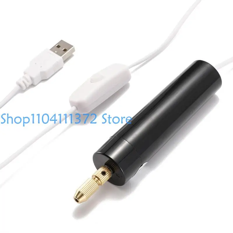 P9FE L دبوس يدوية تمرينات لتصنيع المجوهرات تدريبات تويست للراتنجات الصب USB Plug 5V USB Plug #5