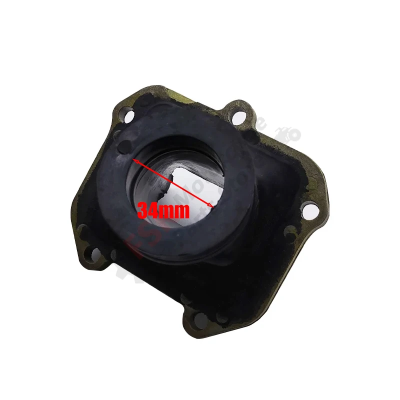 Conector de carburador del colector de entrada de 42MM/34MM, compatible con Aprilia RS125 RX125 AF1 FUTURA PEGASO, recto