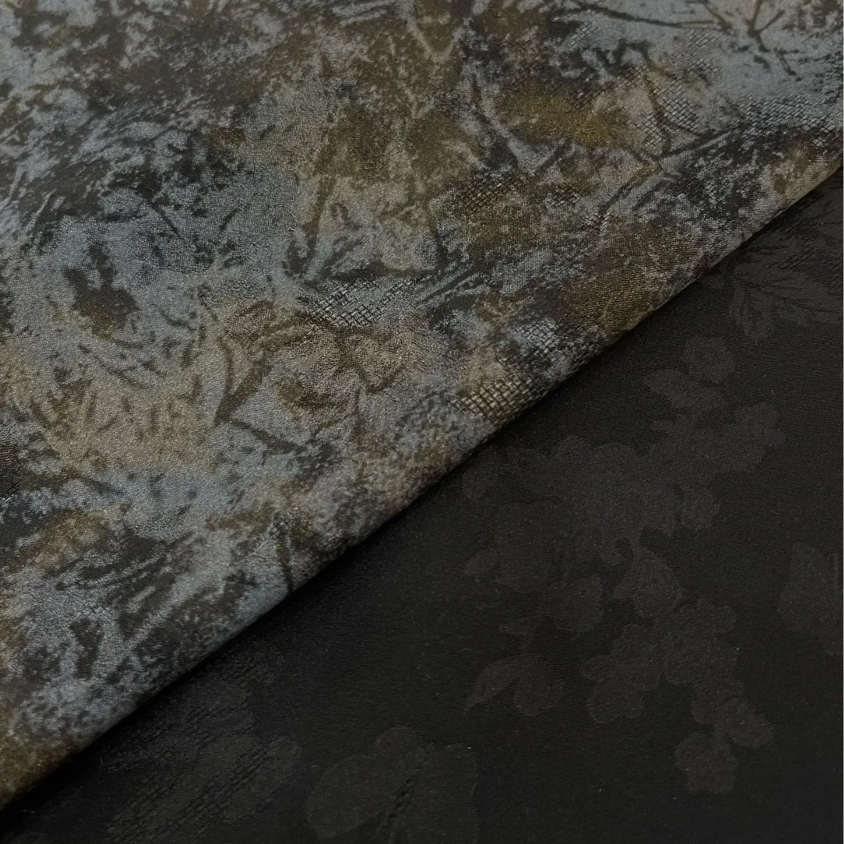 New National Style Chinese Bronzing Fabric 2025 Spring and Summer Dark Designer Skirt Coat & Trousers - Image 4