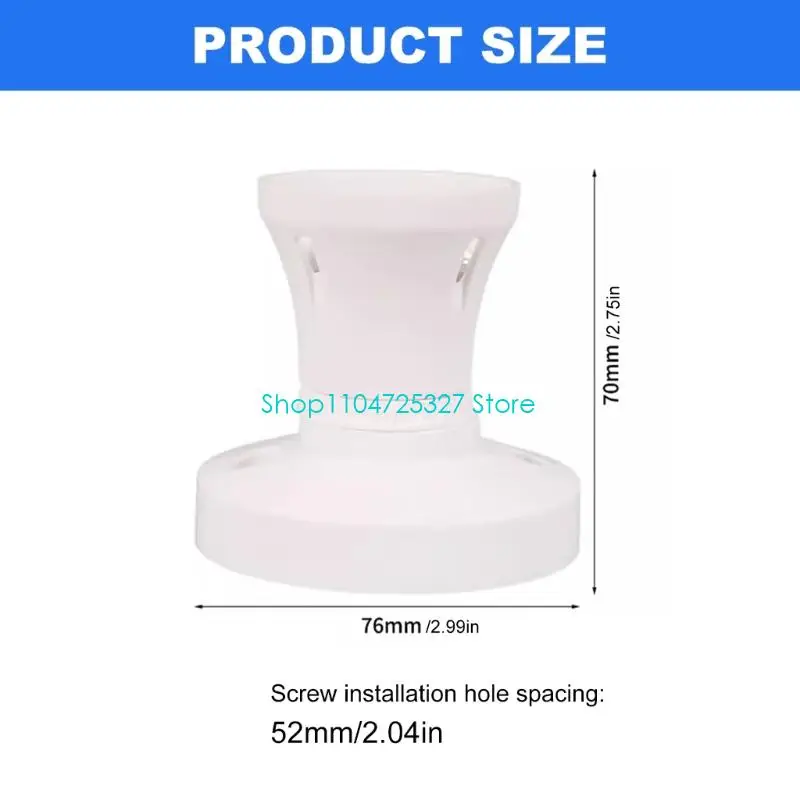 Cabezal techo techo tornillo D8KF E27 Instalación rápida iluminación LED Base Base