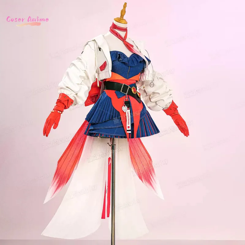 เกมอาร์คไนท์ส ฮารุกะคอสเพลย์เครื่องแต่งกายชุดฮาโลวีนปาร์ตี้คาร์นิวัลคริสต์มาสเล่นบทบาทเสื้อผ้าเสื้อผ้า