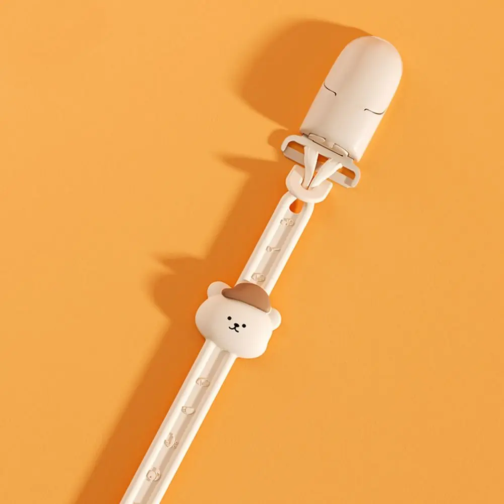 

Портативная цепочка с изображением медвежонка, стоматологическая резинка, пищевой силикон, удобные игрушки, нескользящая безопасная цепочка с защитой от потери