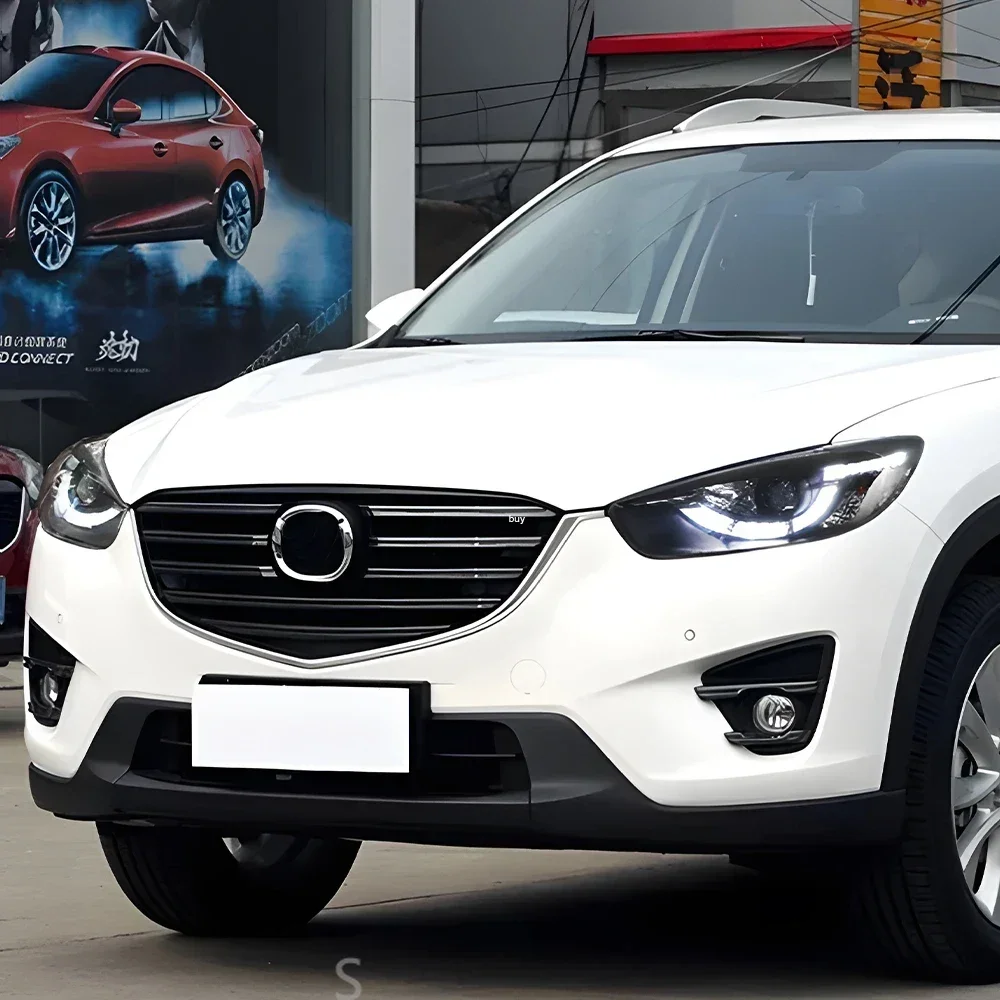 Auto Headlights For Mazda CX-5 2013-2016 LED Car Front Lamps Assembly Upgrade High Quality Bifocal Projector Lens Accessories