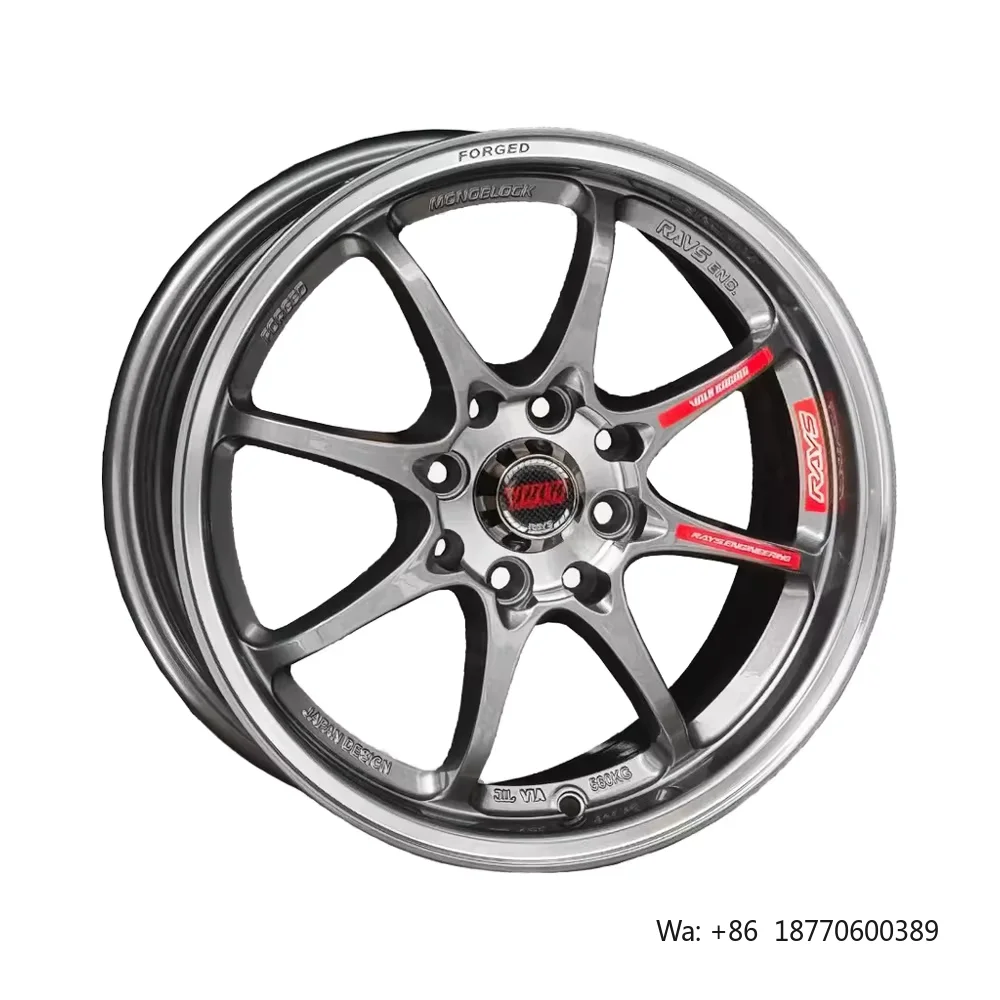 

New Bronze Lightweight Casting Wheels Classic Design Aluminum Alloy Multi-Spoke 40mm ET Wheel Rim for Passenger Car Jdm Car