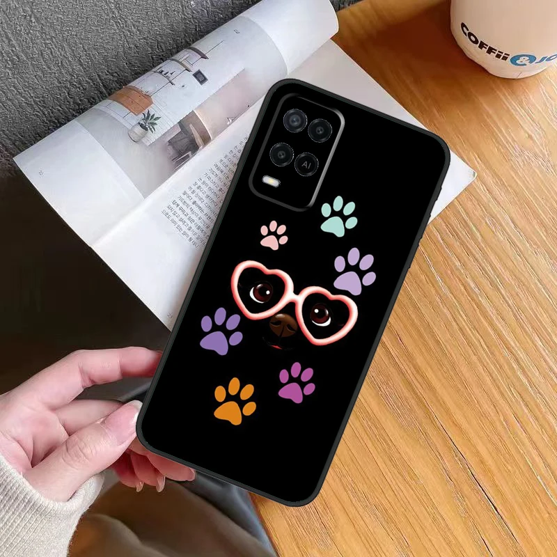 حافظة مطبوعة بألوان مائية لهاتف اوبو A80 A60 A40 A6 A5 Pro A15 A16 A17 A57 A94 A74 A54 A76 A96 A18 A38 A58 A78 A98 #3