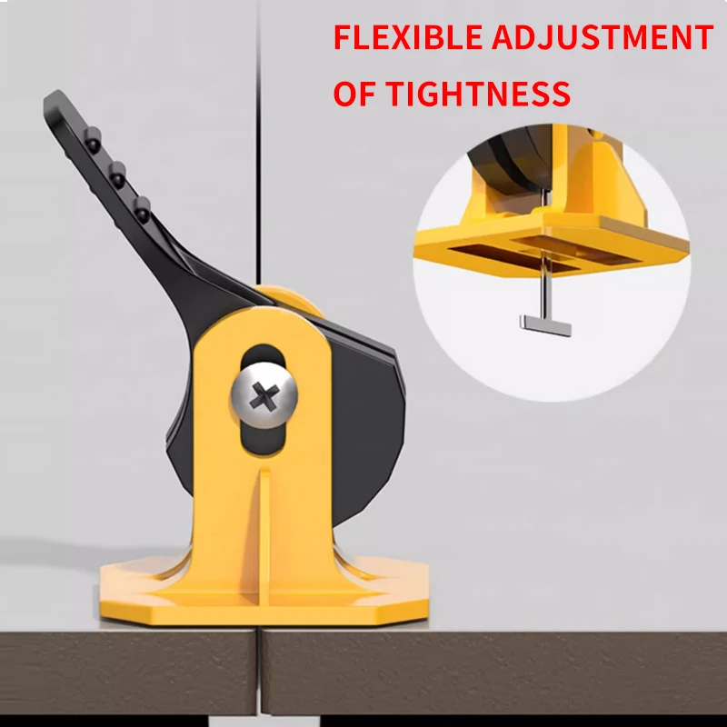 Tile leveler system can be reused instead of steel needle, and used as a construction tool for wall and floor tiles.