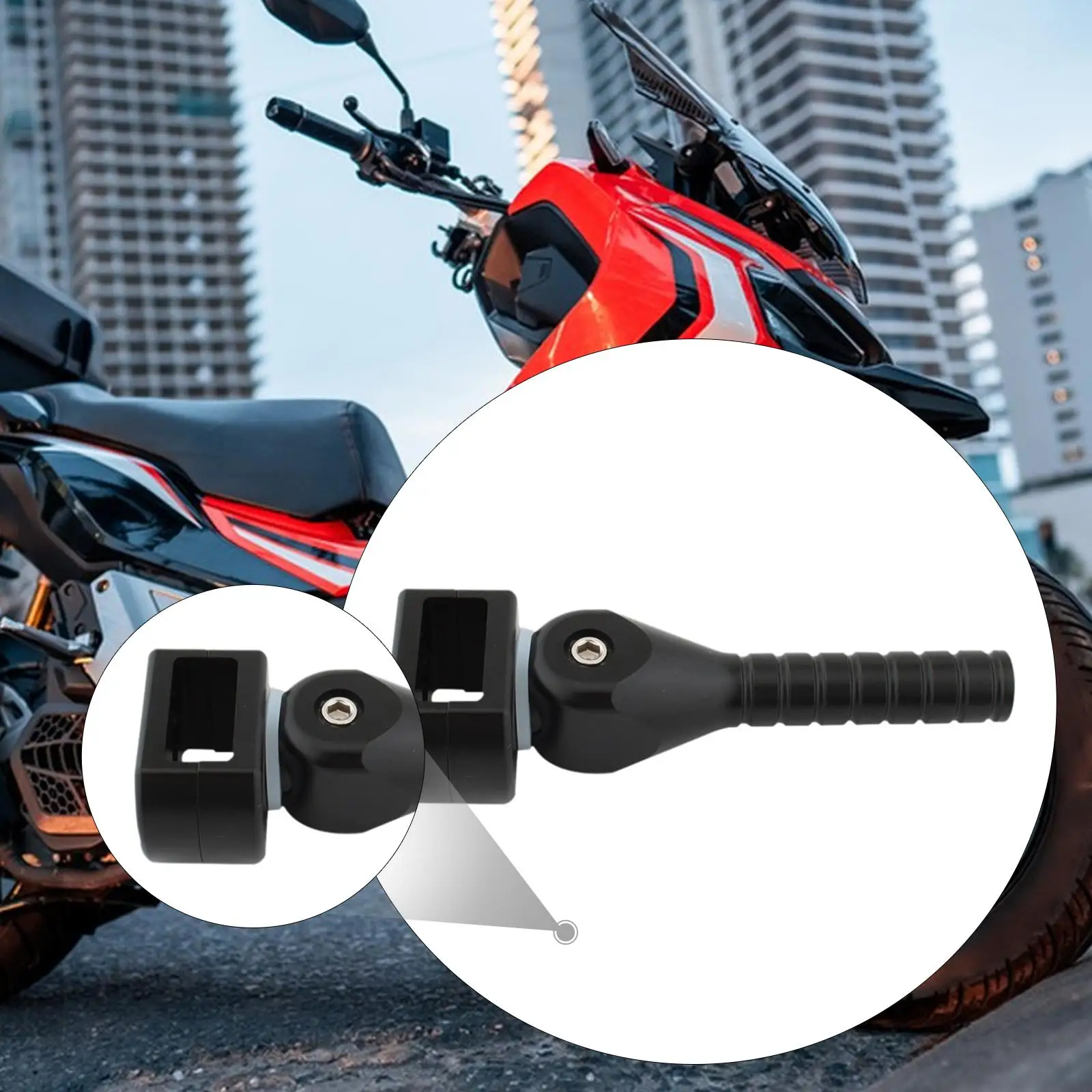Folding Aluminum Lifting Lever Assist Bar Auxiliary Support Handle Maintenance Aid for BMW K1200GT K1300R K1600BAGGER