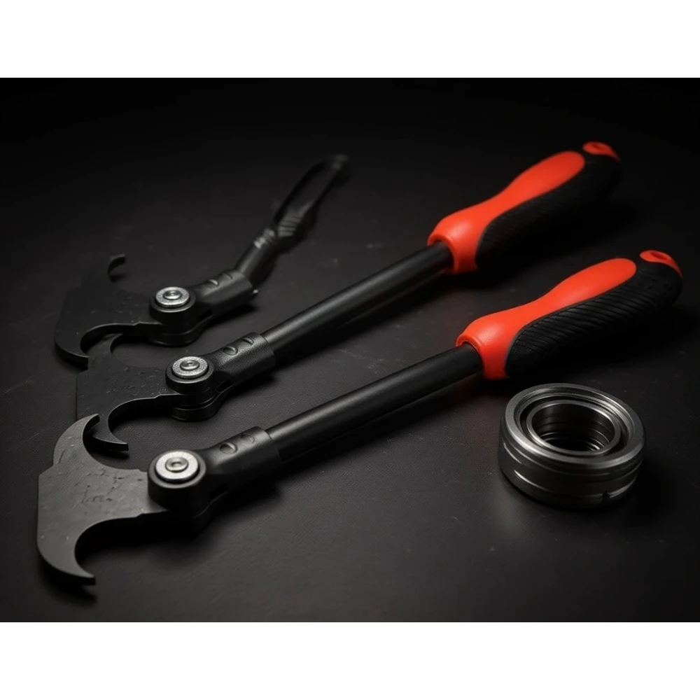 

12 Inch Indexing Seal Puller with 14 Locking Positions Dual Hook Tips for Oil and Grease Seals on Cars SUVs Light Trucks