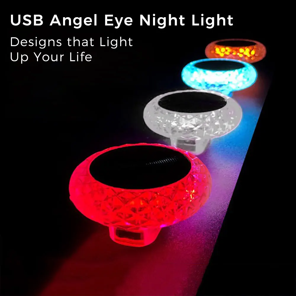 Car Lights Mini USB LED Night Atmosphere Lights Auto Ambient Lamps For Auto Interior Environment Light Computer Light Plug Play