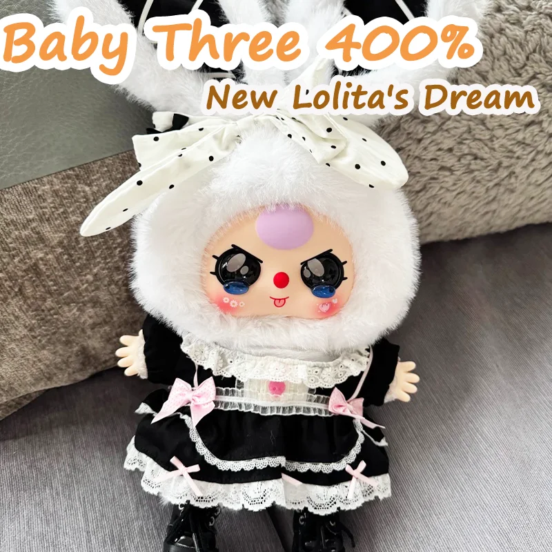 

Baby Three New Lolita's Dream 400% Series Plush Vinyl Blind Box Action Figure Toys Large Doll Desktop Ornament Mystery Box Gift