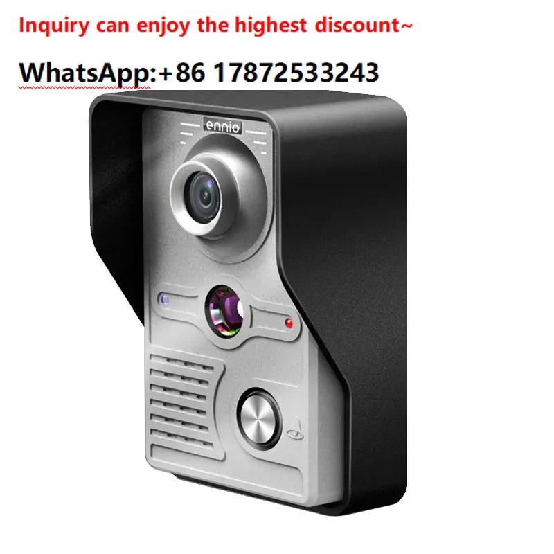 7-inch color video intercom doorbell night vision rainproof hardware external machine matrix red money night vision