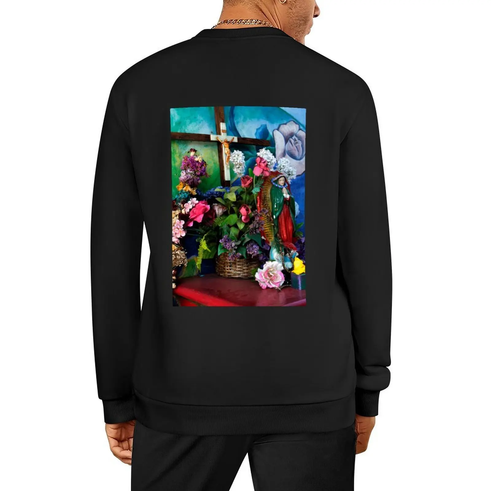 

Chicano Park Shrine Pullover blouse korean style clothes mens clothing anime clothes new hoodies and sweatshirts