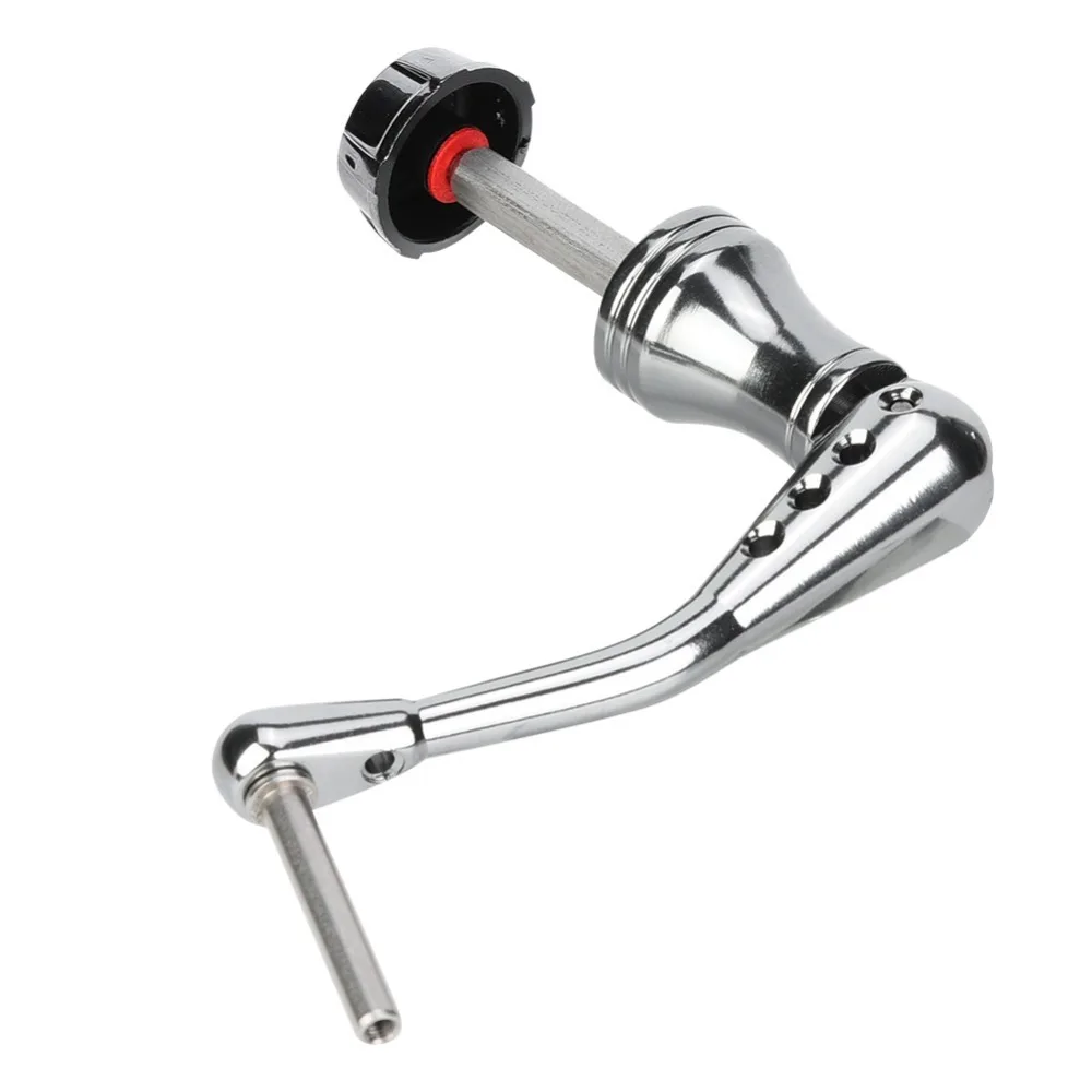 Manivela de Carrete de Pesca de Acero Inoxidable Ligera, 2 Tamaños, Manivela de Brazo Oscilante Plateada para la marca S NASCI/SAHARA/NEXAVE/ALIVIO/SIENNA
