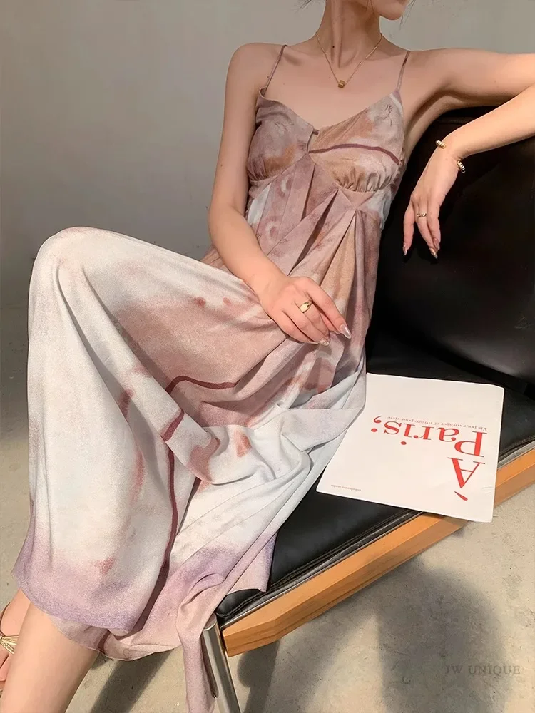 Zweiteiliges Set mit Zigarettenpulver-Batik-Unterhemd im nationalen Stil, hochwertiges, klassisches Sonnenschutzhemd für Damen