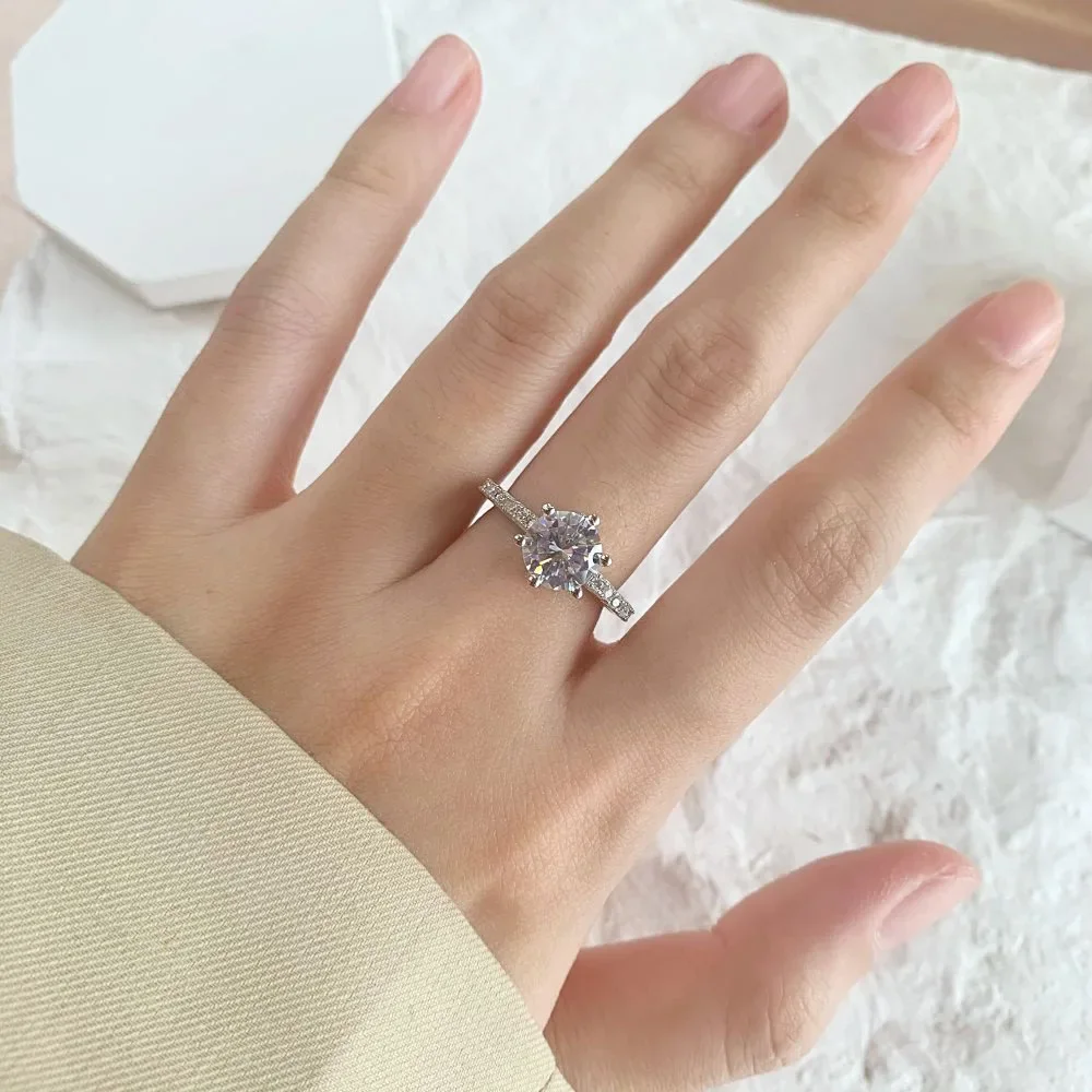 STL Internet Celebrity Live Streaming Hot Selling S925 Sterling Silver Ring, Female Niche Light Luxury Bow Ring, High Carbon