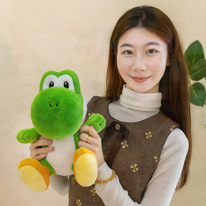 Yoshi Dinosaur Plush Toy for Kids Birthday and Christmas Gifts Super Mario Bros Stuffed Animal Doll for Claw Machine Redemption