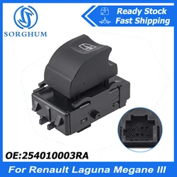 SORGHUM Power Window Lifting Switch Button 254010003R for Renault Grand Scenic Laguna Megane Button Switch Controller Accessory