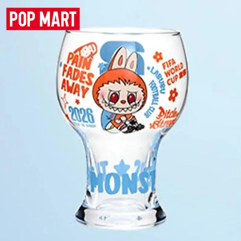 

POP MART Labubu The Monsters FIFA Series Стеклянная таинственная коробка, оригинальная слепая коробка, игрушки-сюрпризы, фигурки, украшения для рабочего стола