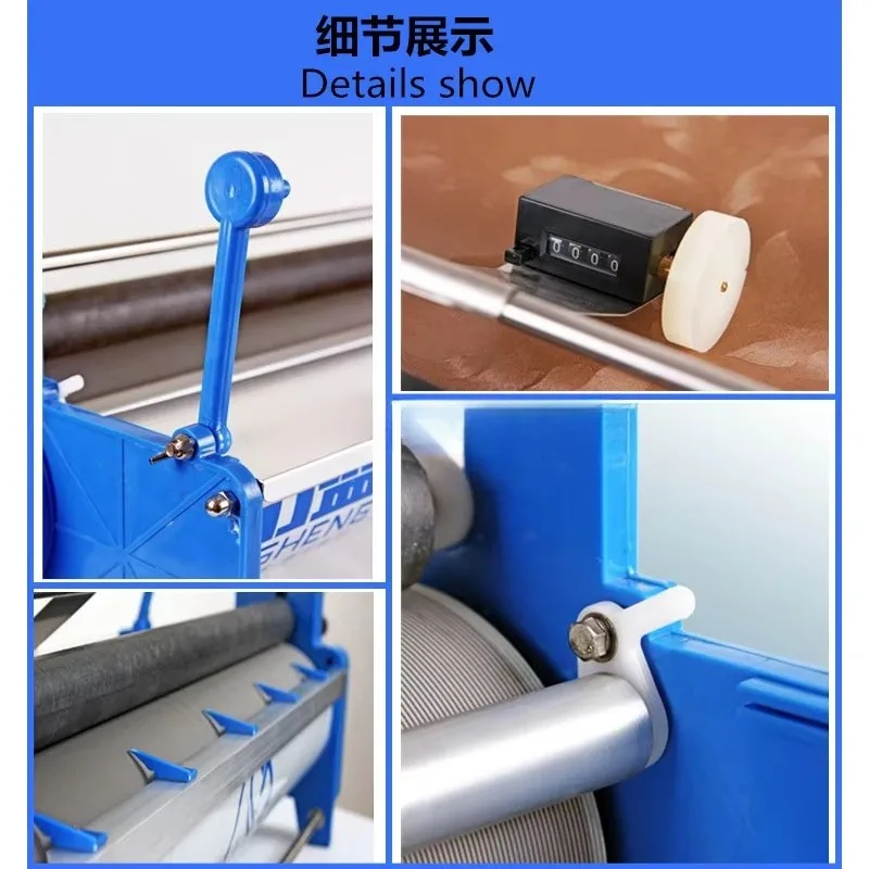 Macchina per incollare la colla per carta da parati a trazione manuale da 530 mm/21 pollici