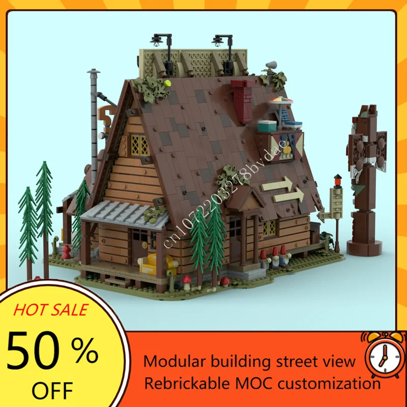 3874PCS Il Mistero Shack Modulare MOC Creativo vista stradale Modello Building Blocks Architettura Educazione FAI DA TE Assemblaggio Giocattoli Regali