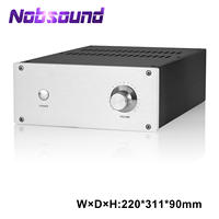 Nobsound HiFi Amplifier Case Power Amplifier Aluminum Chassis/DAC Enclosure/DIY Case