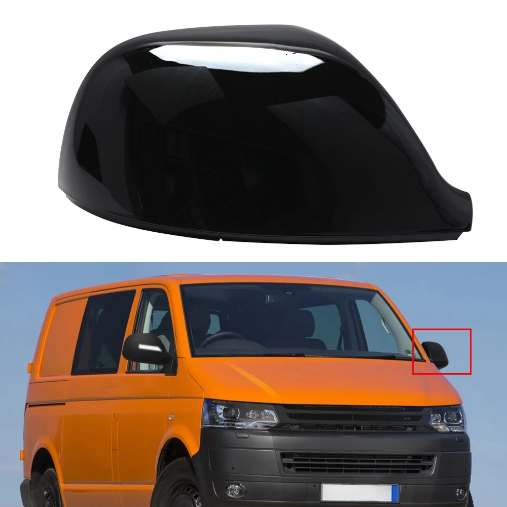 Left Right Rearview Mirror Cover Side Mirror Cap Car Accessories for Volkswagen Transporter T5 T5.1 T6 2010-2023