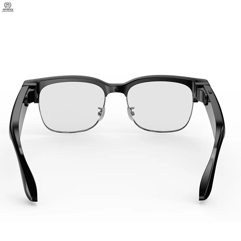 10 PCs T200B gold-framed smart glasses, 8MP video recording, photography, AI translation, live calls, and music universal sensor