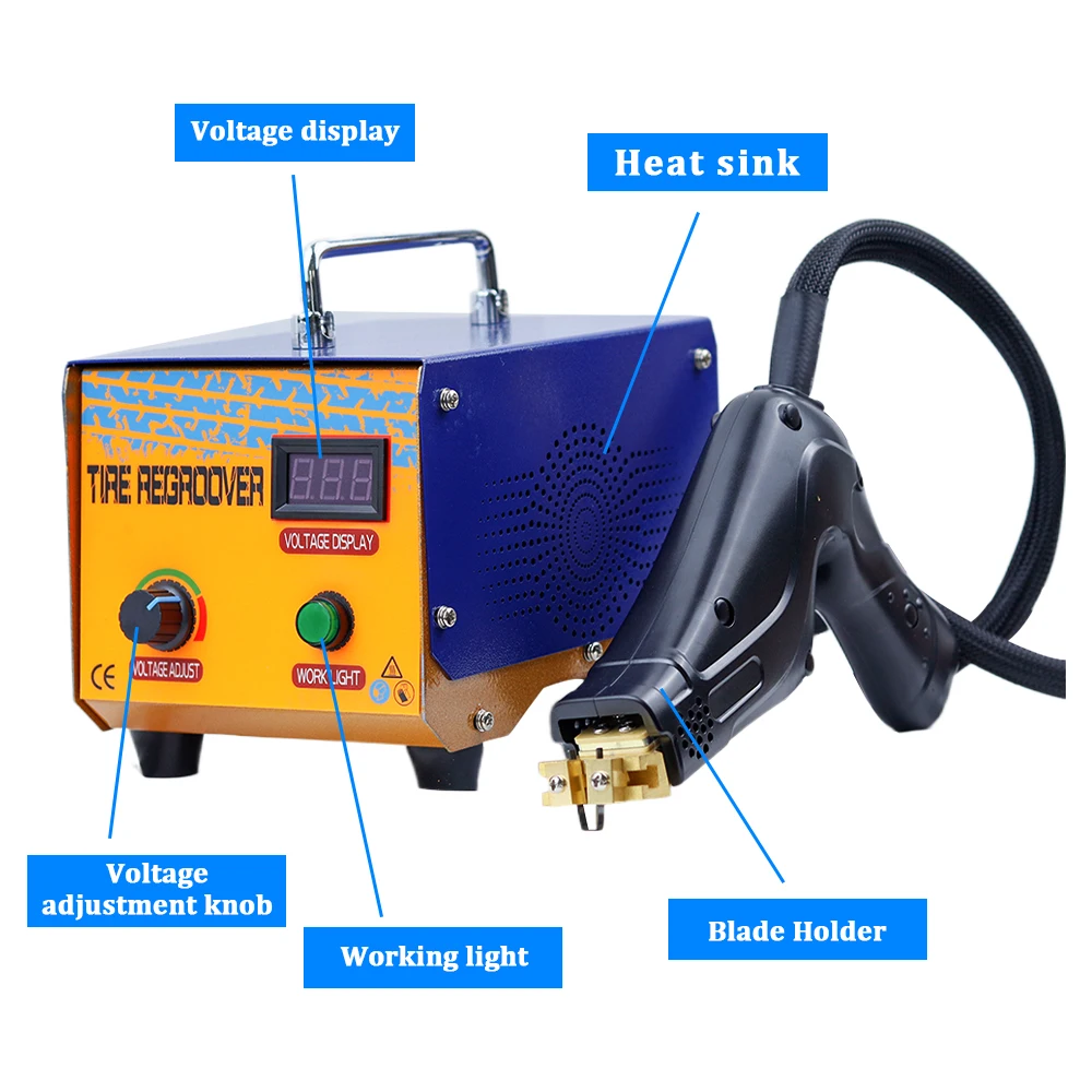 1KW Tire Groove Tool 1000W Rubber Tyres Regroover Machine Rubber Engraving Machine Electric Rubber Cutting Power Machine - view 5