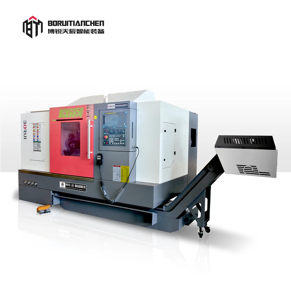 High Precision Slant Bed Turning X/Z 4 Axis Cnc Lathe Hine BCK6650 11 Hot Product Single Horizontal Provided