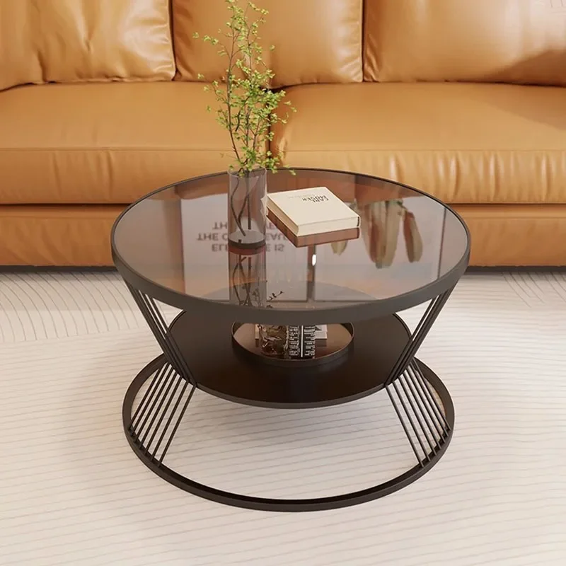 

Storage Luxury Coffee Table Simple Space Saving Vintage Premium Side Table Aesthetic Modern Tables Living Room Furniture