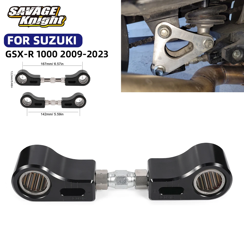 

Adjustable Rear Lowering Links For SUZUKI GSXR 1000 2009-2023 Motorcycle Accessories Lower Drop Kit Suspension Shock Absorber