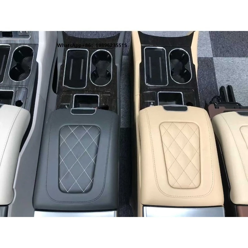 Luxury High Quality ABS Leather Car Armrest Center Console Storage Box with Cup Holder and USB Charger for 20/30