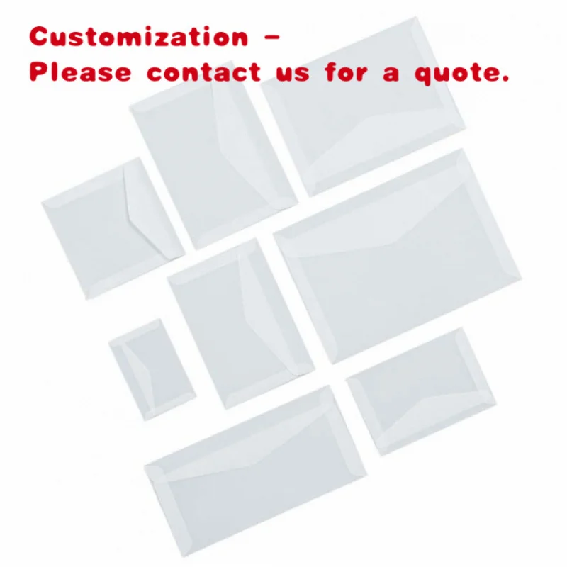 

custom.Stock Envelopes Postcards Invitations Custom Translucent Sulfate Paper Envelopes