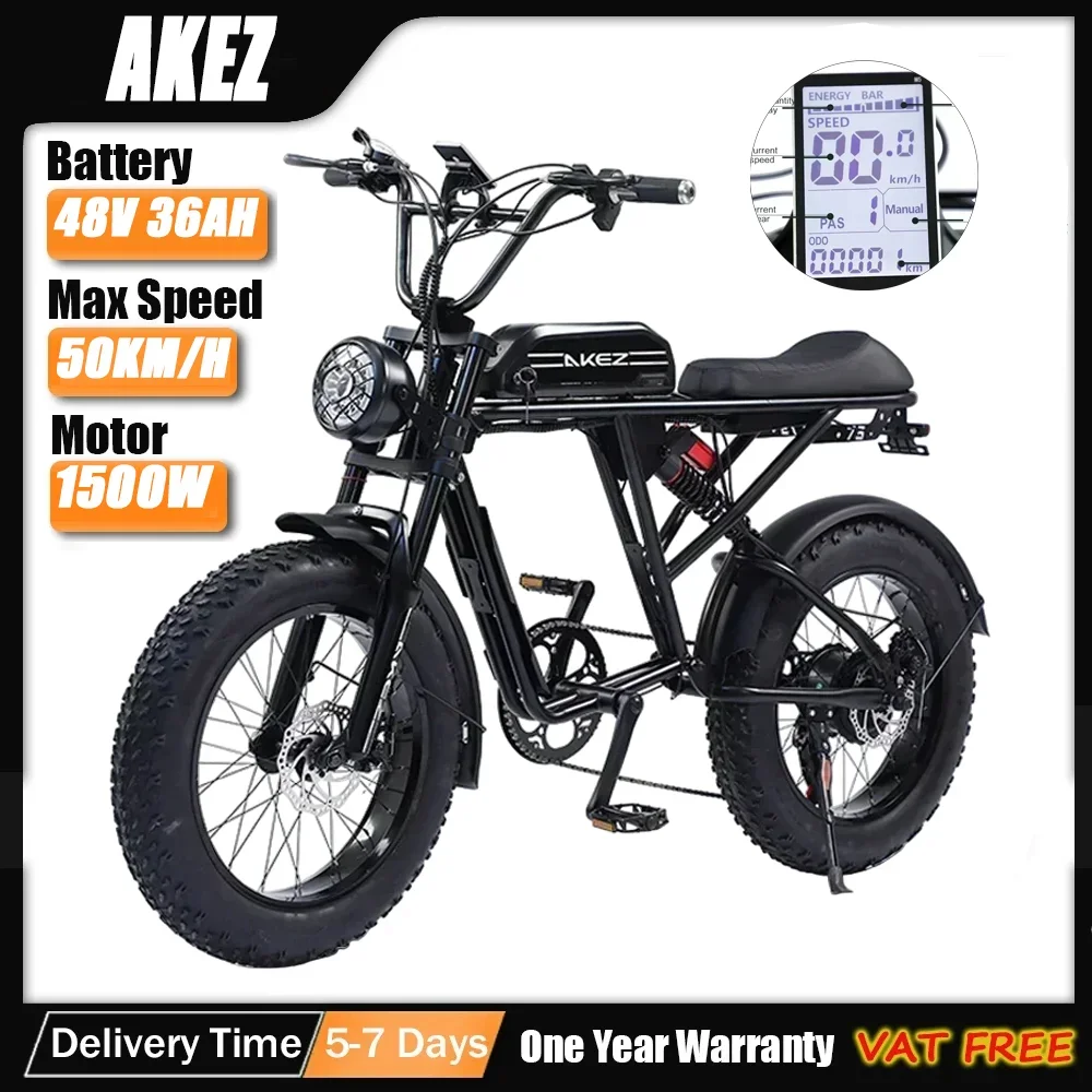 Akez super73 s2-全地形対応電動自転車,都市型オフロード電動自転車