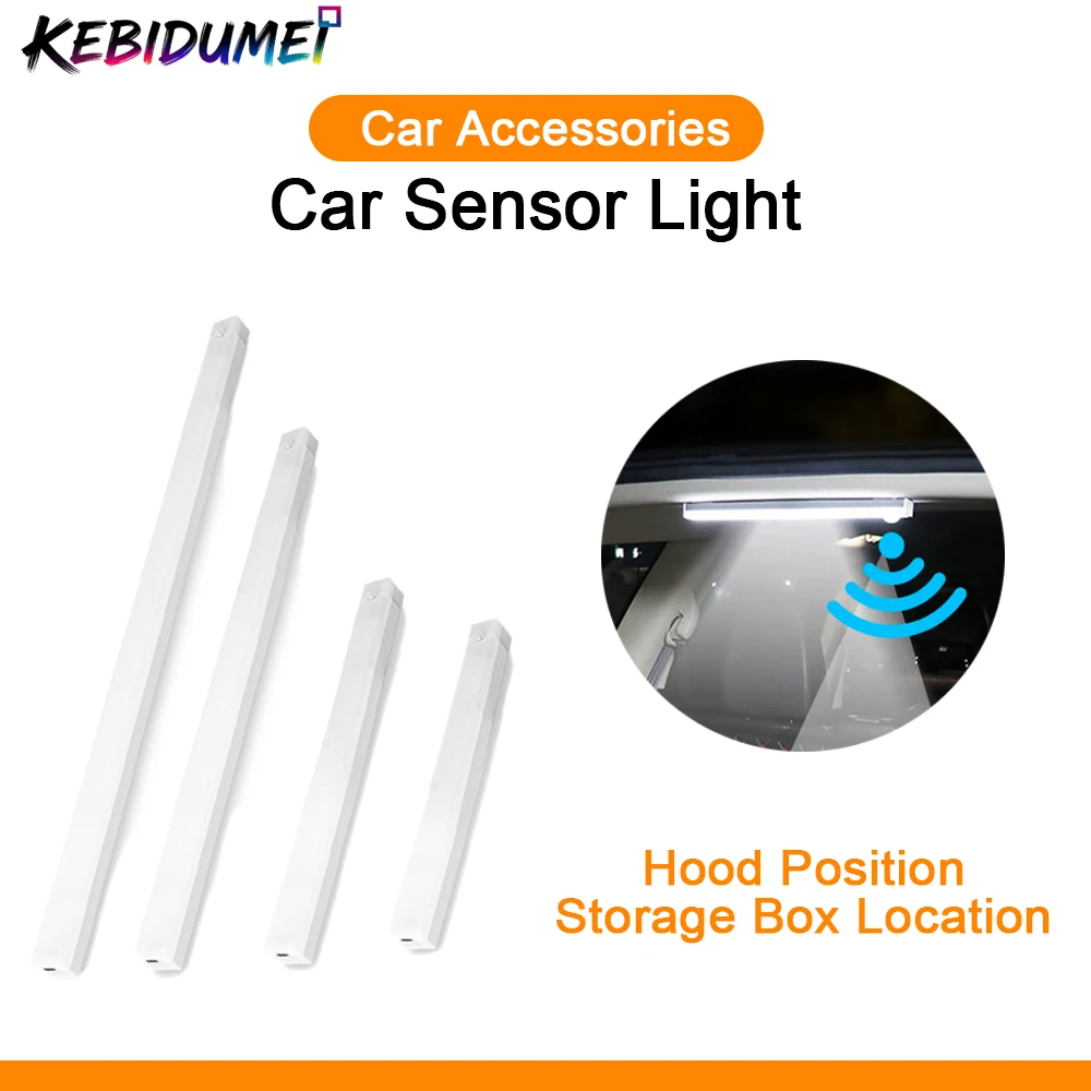 

KEBIDUMEI 10/20/30/50CM Car Sensor Light LED Automatic Induction Light Rechargeable Smart Lights Magnetic Lamp Car Accessories