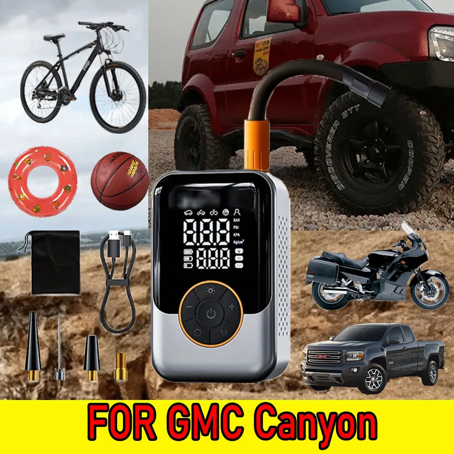 

FOR GMC Canyon Portable Wireless Car Inflation Pump Intelligent Portable Air Compressor Car Tire Wireless Air Pump