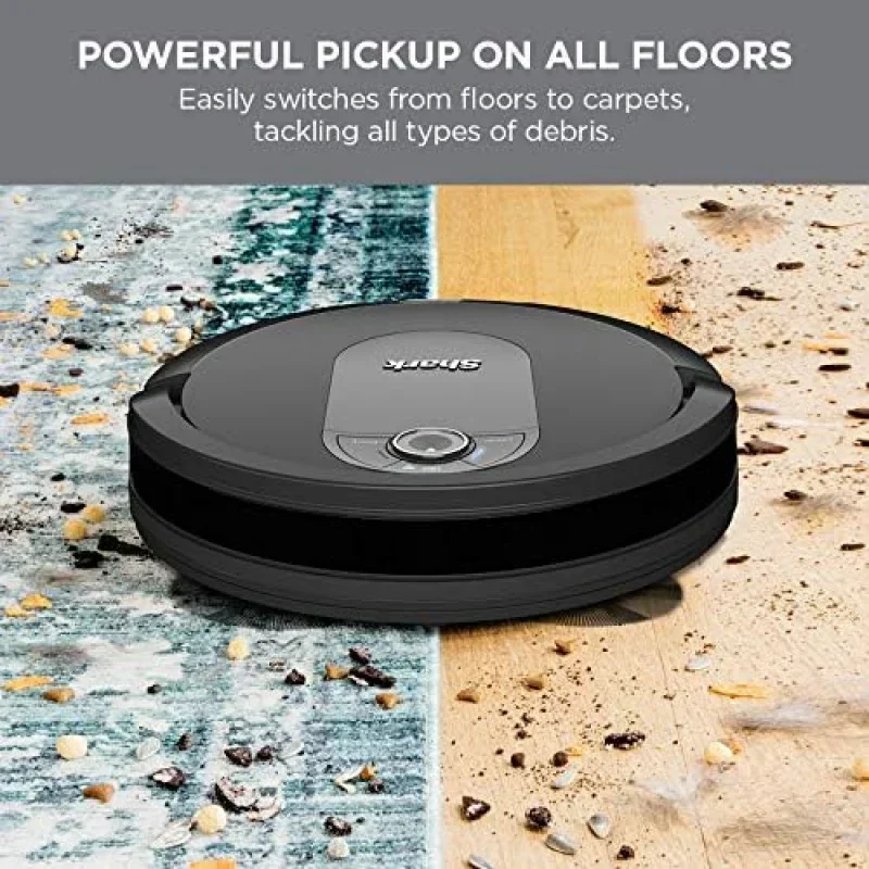 D2BShark AV993 IQ Robot Vacuum,Self Cleaning Brushroll,Advanced Navigation,Perfect for Pet Hair,Compatible with Alexa,Wi Fi ,