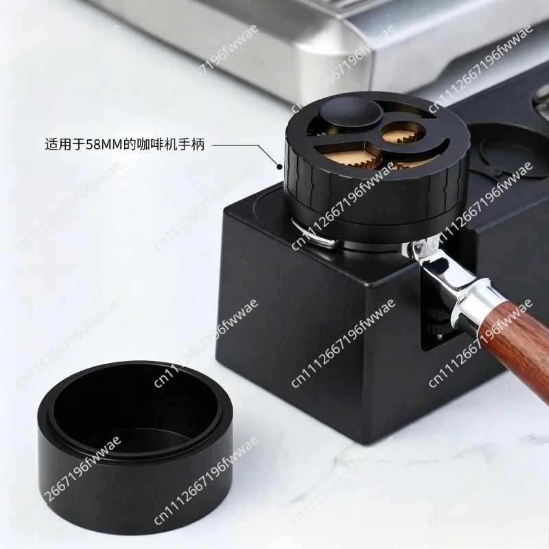 Espresso Coffee Distributor Tool 3 in 1 Planetary Needle Distributor with Magnetic Dosing Ring  Tool