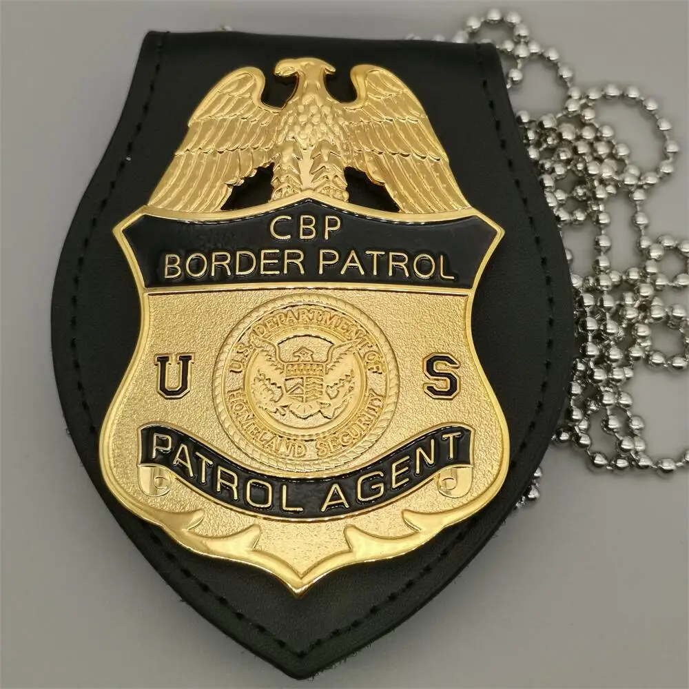 Tactical outdoor U.S.CBP Cosplay Detective Movie Props Metal Badge