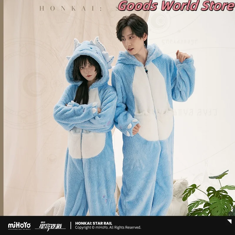 Original Earth beast Theme Home Clothing Winter Warm Sleepwear Honkai Star Rail Aventurine Cosplay Costume Anime Halloween Gift