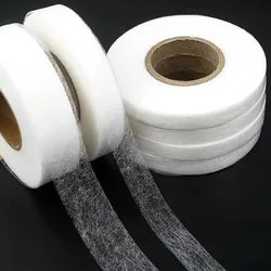 Double-sided Non-woven Interlining Adhesive Fabric Cloth Iron On Hem Tape Interlining Web DIY Sewing Crafts