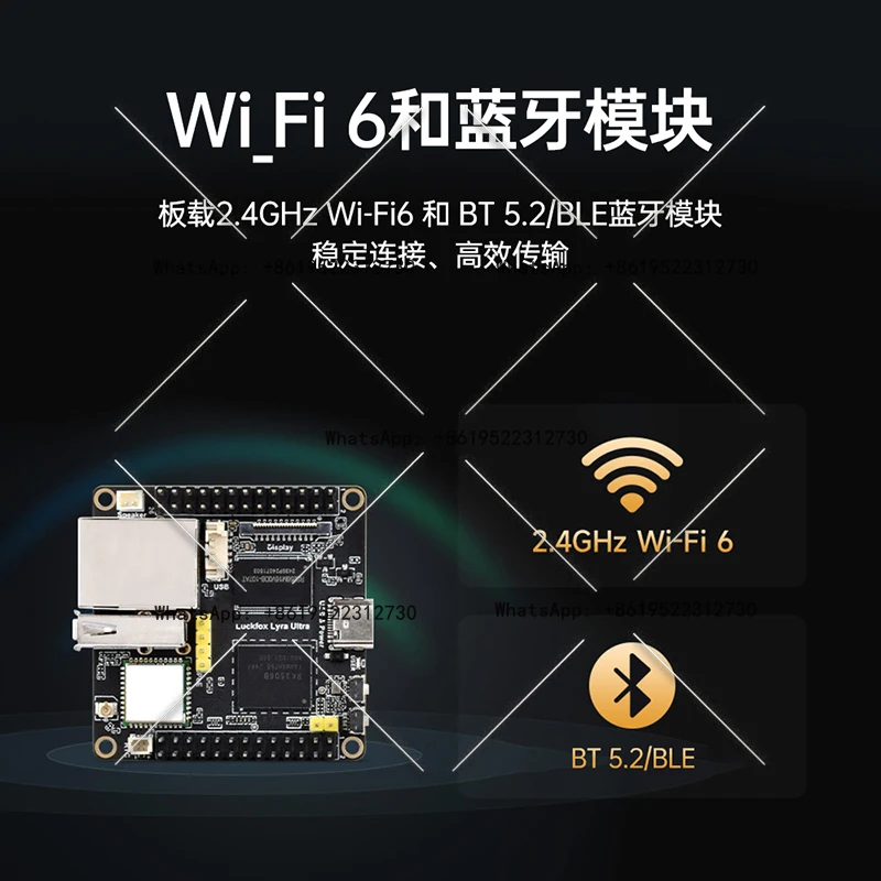 Luckfox Lyra Ultra W RK3506B Chip Micro Linux Entwicklungsboard 8GeMMC dreiadrig