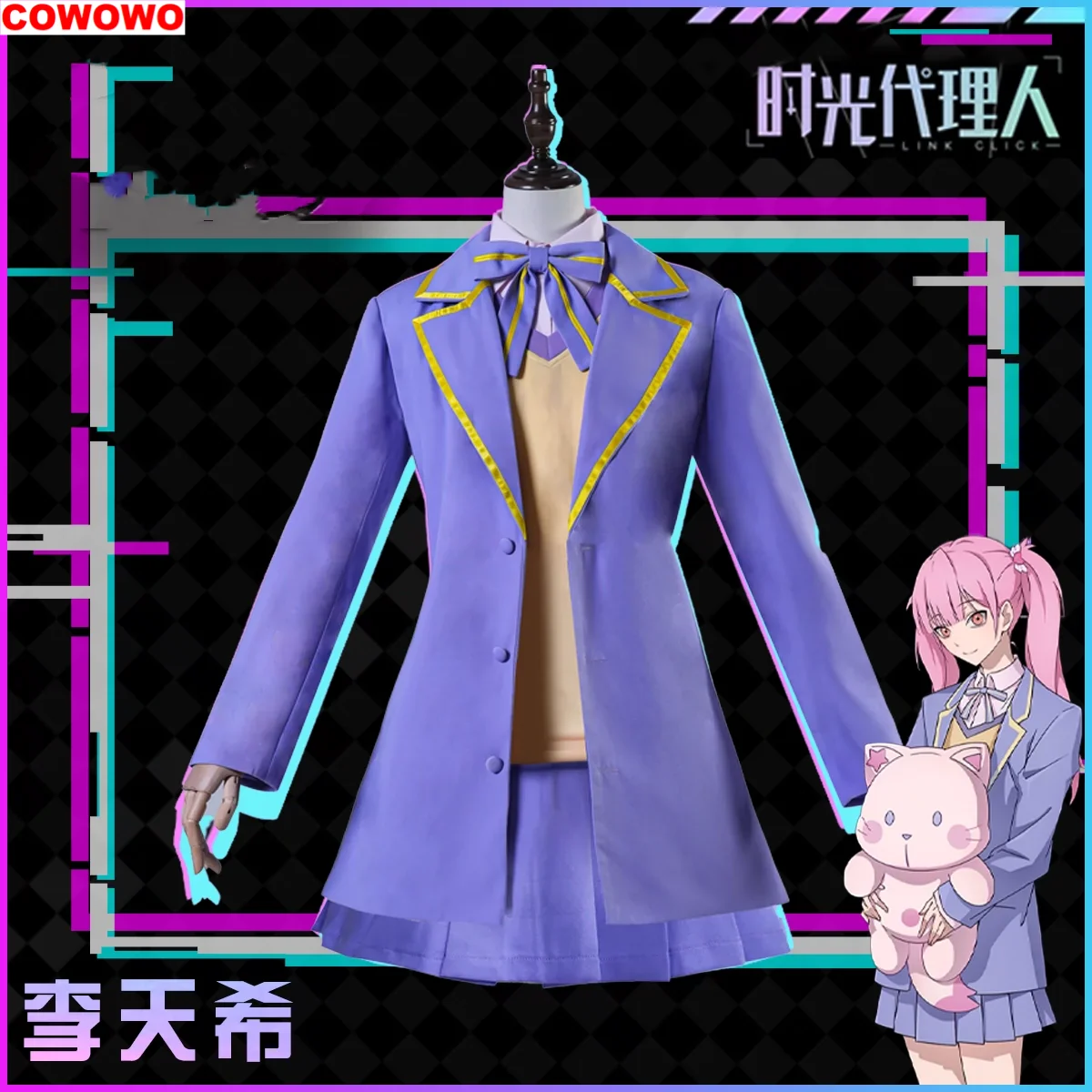 

COWOWO Link Click Li Tianxi Li Tianchen Women Cosplay Costume Cos Game Anime Party Uniform Hallowen Play Role Clothes Clothing