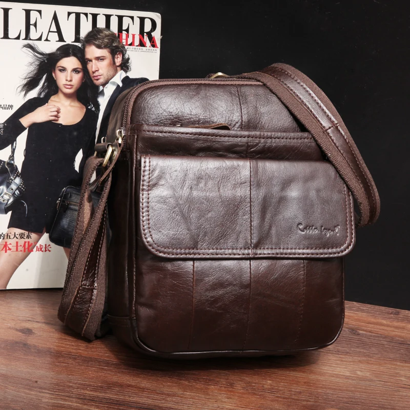 Cobbler Legend 2023 Genuine Leather  Messenger Bag  Shoulder Bag Designer Famous Brand Business Crossbody Bag